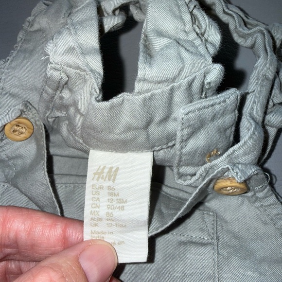 H&M Light Gray Kids Overalls - Picture 2 of 2